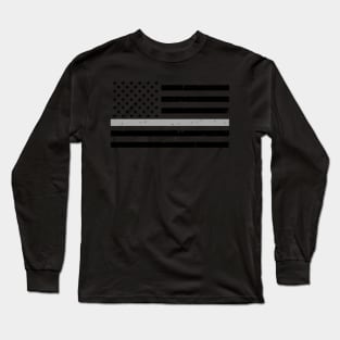 Thin Line Flag For Corrections Officers Long Sleeve T-Shirt